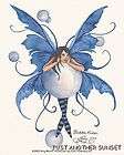Amy Brown Sticker Decal Fairy Faery BUBBLE RIDER front 