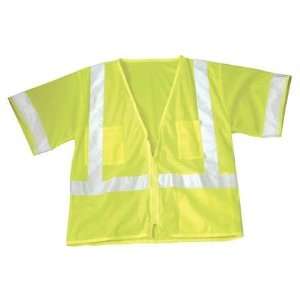   Class 3 Safety Vest Safety Vest, Class 3, Lime, XL