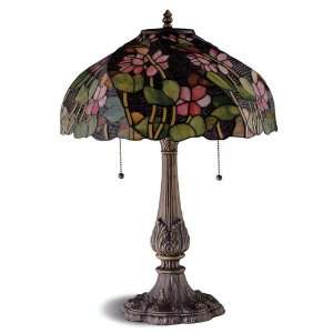   Color Floral Pattern Tiffany Style Table Desk Lamp: Home Improvement