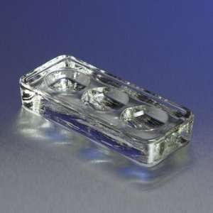 PYREX 3 Depression Glass Spot Plates (34X85): Health 