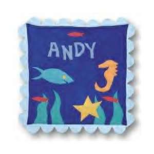    Wish on a Fish Personalized Acrylic Fleece Baby Blanket: Baby
