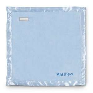  Personalized Light Blue Fleece Mini Blanket Gift: Baby
