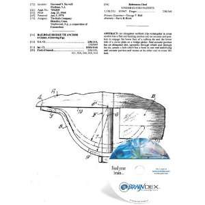    NEW Patent CD for RAILROAD BRIDGE TIE ANCHOR 