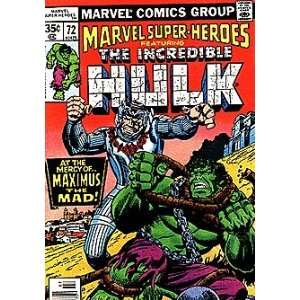  Marvel Super Heroes (1967 series) #72 Marvel Books