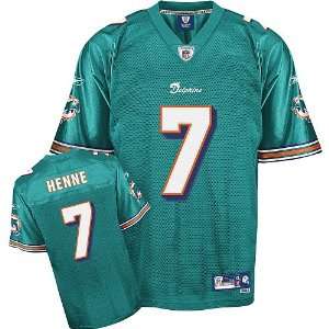  Chad Henne Dolphins Premier Sewn Jersey YOUTH: Sports 
