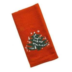   8010624070 Christmas Tree Dish Towels   Set of 2