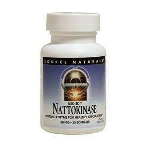  Nattokinase, 50 mg, 30 Softgels