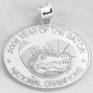   National Champions One Inch Sterling Silver Charm