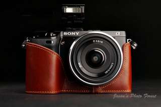   Leather Full Camera Case for Sony NEX7 Black and Brown 2 Colors  