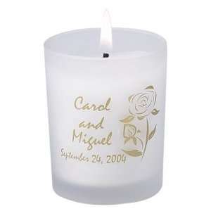   Glass Votive Candle (30 per order) Wedding Favors: Kitchen & Dining