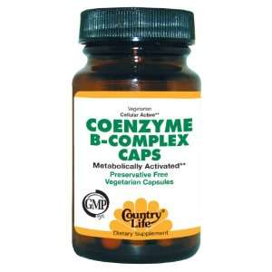  Country Life   Coenzyme B Complex   60 vegetarian capsules 