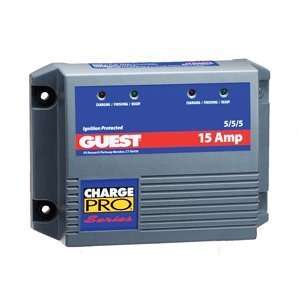  GUEST 2613A CHARGER 15 AMP 3 BANK: Sports & Outdoors