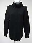 525 AMERICA Black Chunky Knit Turtleneck Sweater Sz M  