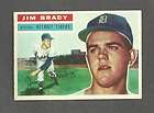 1956 Topps 126 Jim Brady Detroit Tigers EX  
