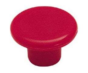 AMEROCK 1 1/4 RED PLASTIC CABINET KNOB 802 PR 25+ SHIP FREE  