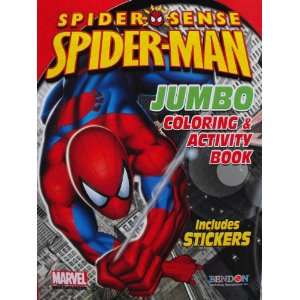 Spider Man Coloring and Activity Book 144 Page with 30 Stickers 