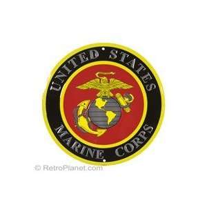  United States Marine Corps Round Metal Sign Everything 