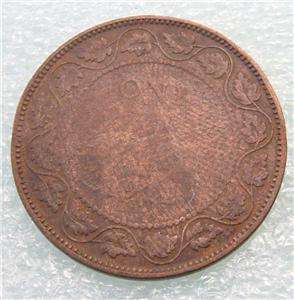 1912 Canada Canadian PENNY 1 one CENT LARGE cent COIN  