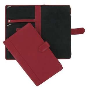  Red Leather Travel Jewelry Case Cell Phones & Accessories