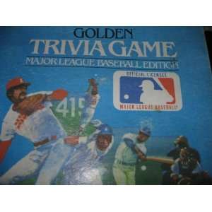  Golden MLB Baseball Trivia Toys & Games