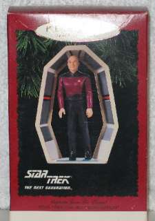 Star Trek: TNG Captain Picard 1995 Christmas Ornament  
