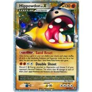 Pokemon Platinum Rising Rivals Single Card Hippowdon LV. X #107 Ultra 