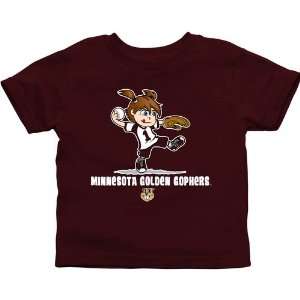 NCAA Minnesota Golden Gophers Infant Girls Softball T Shirt   Maroon 