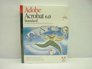 Adobe Acrobat 6.0 Standard for Windows SEALED NEW  