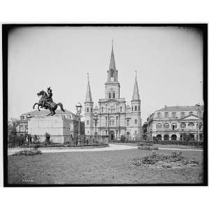   St. Louis Cathedral,Jackson Monument,New Orleans,Louisiana Home