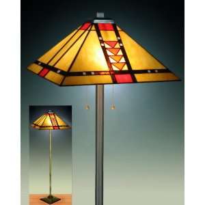  Tiffany Style Stained Glass Floor Lamp F16347: Office 
