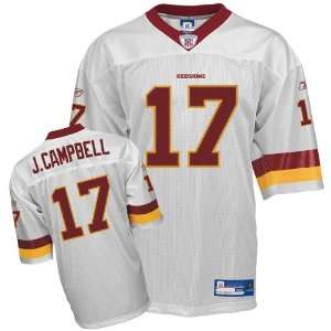   Redskins Jason Campbell Authentic White Jersey: Sports & Outdoors