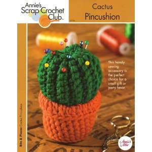 Cactus Pincushion   One Crochet Pattern   Annies Scrap Crochet Club 