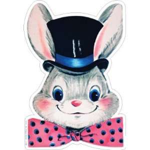  Fridgedoor Easter Bunny in Top Hat Magnet Automotive