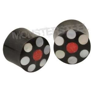  Coral & Mother Pearl & Horn Organic Plugs 14mm 9/16 NR 