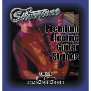    Silvertone Electric Guitar Strings (Light) Musical Instruments