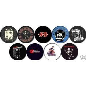   of 9 SOCIAL DISTORTION Pinback Buttons 1.25 Pins / Badges Mike Ness