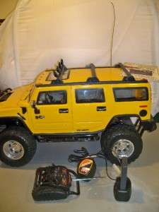 Remote controlled Yellow Hummer by New Bright.