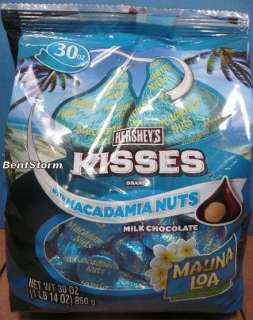 MAUNA LOA HERSHEY KISSES MACADAMIA Nut Candy Chocolate  