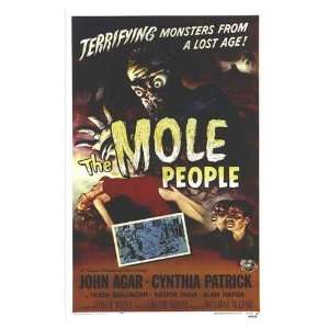  Mole People Movie Poster, 11 x 17 (1956): Home & Kitchen