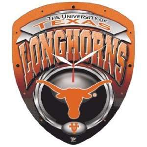  NCAA Texas Longhorns High Definition Clock: Home & Kitchen