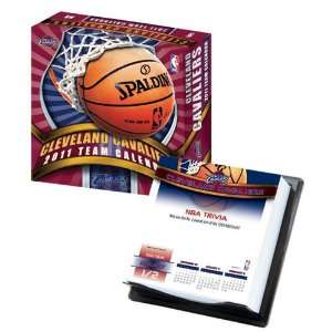 John F. Turner Cleveland Cavaliers 2011 Box Calendar  