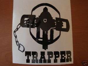 STEEL TRAP TRAPPER HUNTING DECALS **NEW** DEALS HERE!!  