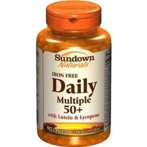  Sundown Naturals  Daily Multiple 50+ Iron Free with Lutein 