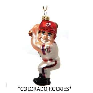  Pack of 3 MLB Colorado Rockies Glass Baseball Player 