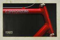 Vintage Cannondale Bicycle Catalog 1985 NEW old stock SR900 SM600 