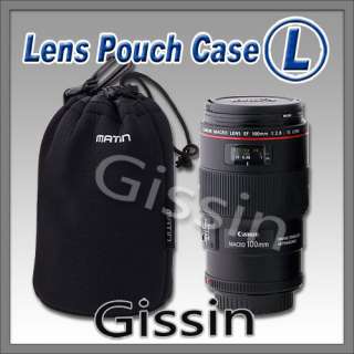 Neoprene Lens Soft Camera Pouch/Case Set Size S M L XL  