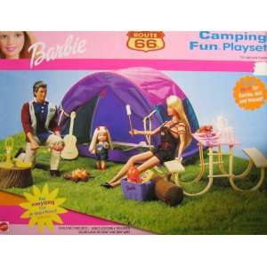  Barbie Route 66 Camping Fun Playset (2000) Toys & Games