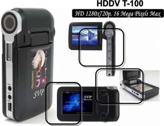   NEW! HDDV T 100 High Definition Digital Video Camcorder