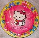 HELLO KITTY BAMBOO PARTY TABLECLOTH, CUPS, PLATES, ETC