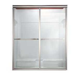   Nickel Framed Bypass Shower Door AM00245.400.006